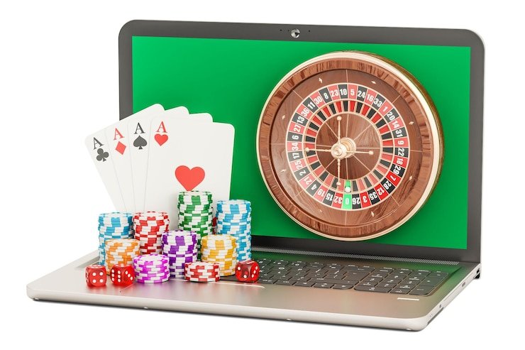 Ilustrasi konsep responsible gaming dengan kontrol bijak dalam hiburan online
